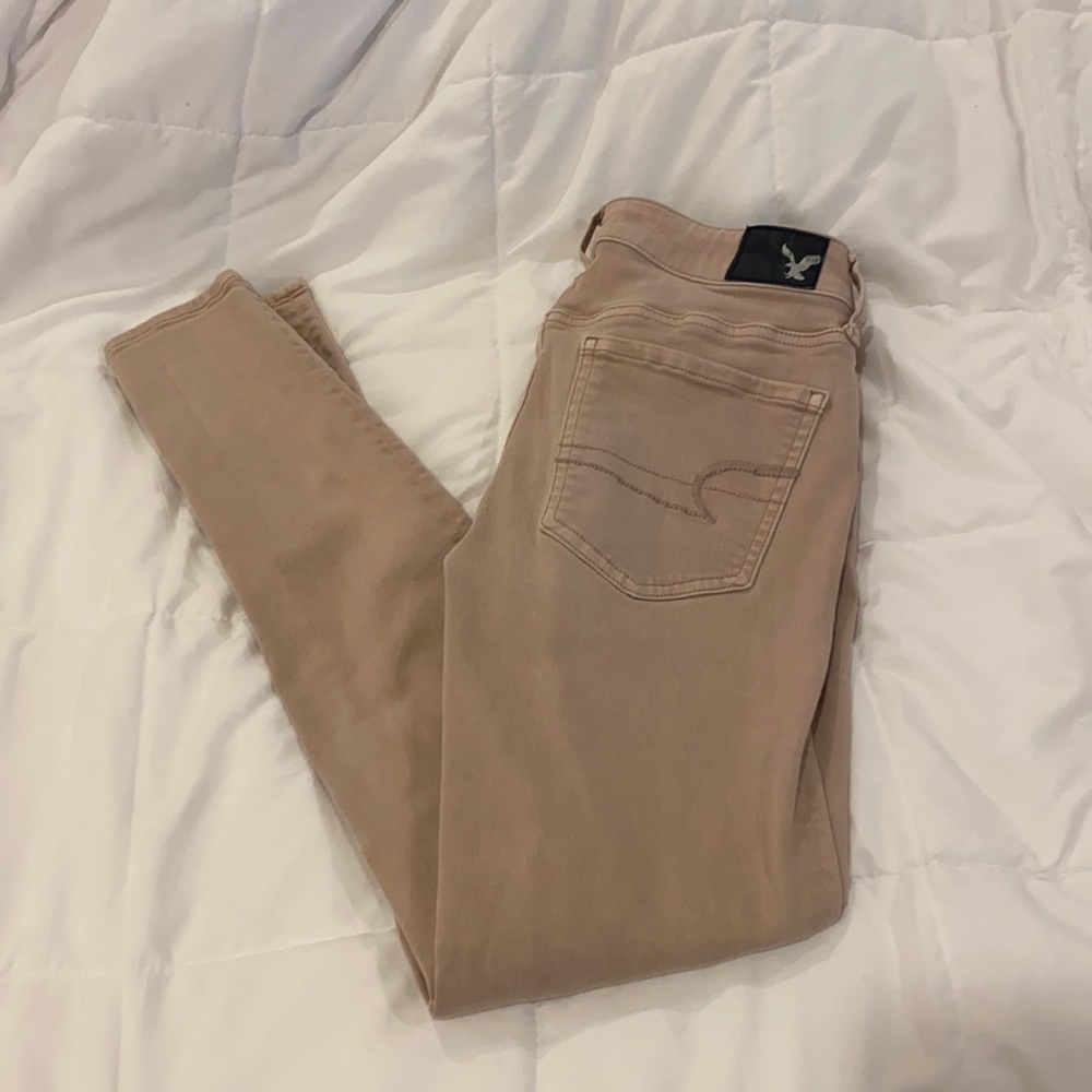 Blush American Eagle Skinny Jeans